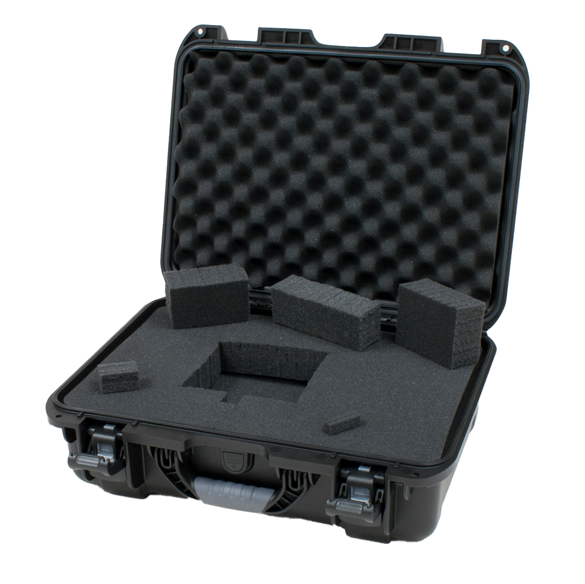 Waterproof case w/ diced foam; 17"x11.8"x6.4"
