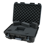 Waterproof case w/ diced foam; 17"x11.8"x6.4"