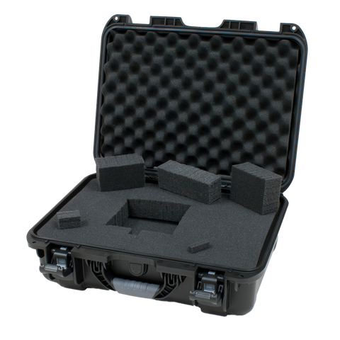 Waterproof case w/ diced foam; 17