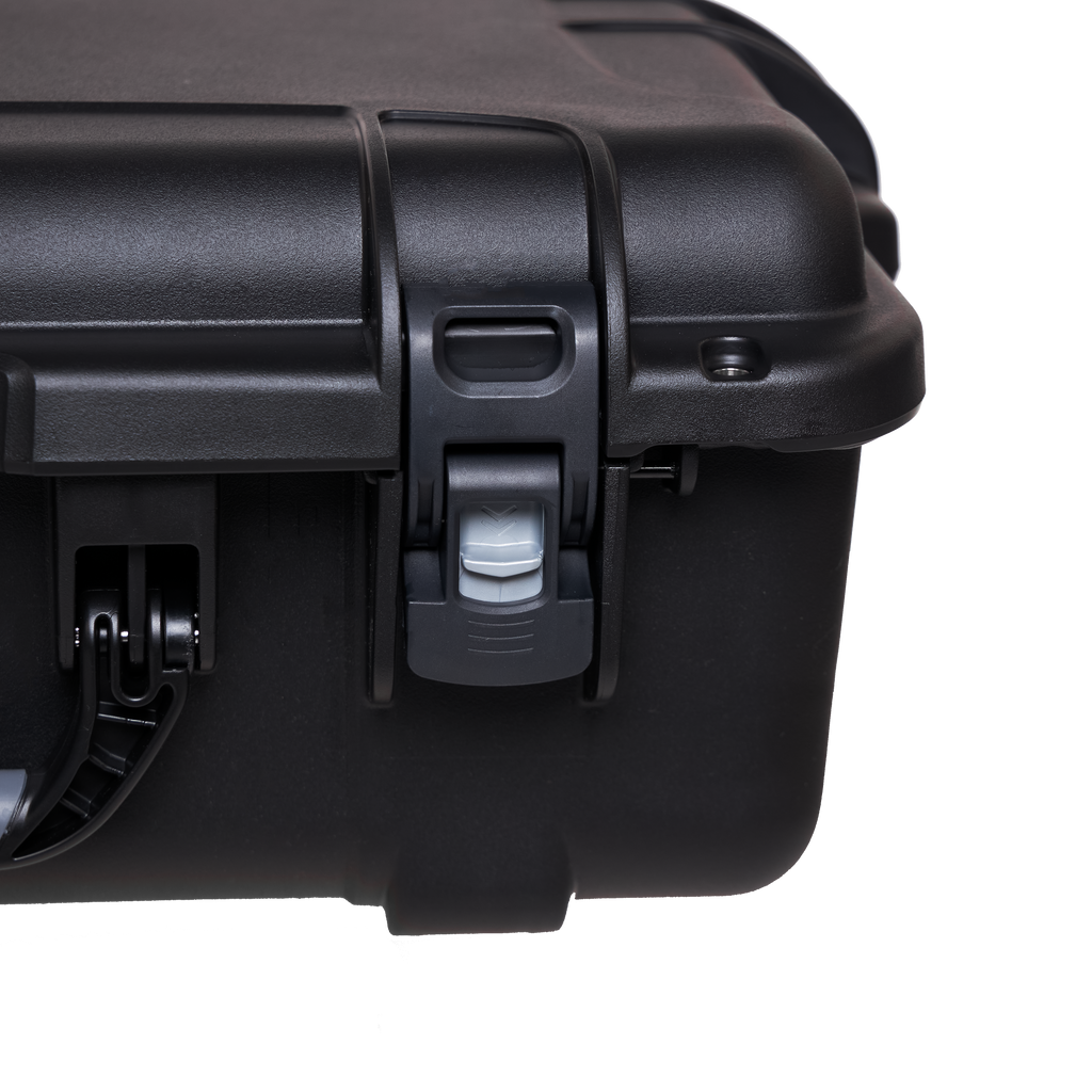 Waterproof case w/ divider system; 22"x17"x8.2"