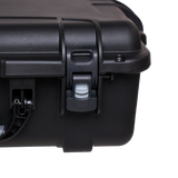 Waterproof case w/ divider system; 22"x17"x8.2"