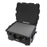 Waterproof case w/ diced foam; 22"x17"x12.9"