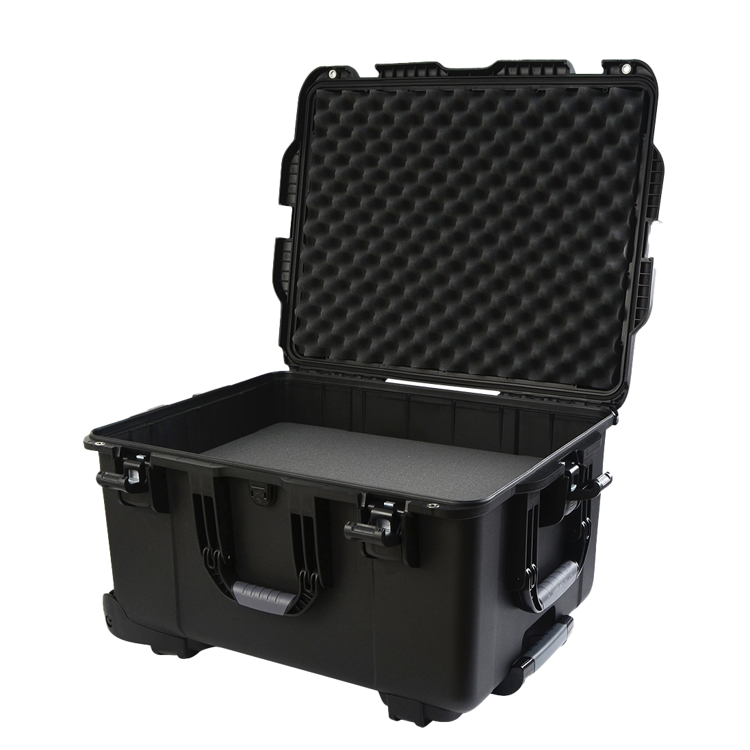 Waterproof case w/ diced foam; 22"x17"x12.9"