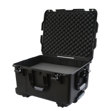 Waterproof case w/ diced foam; 22"x17"x12.9"