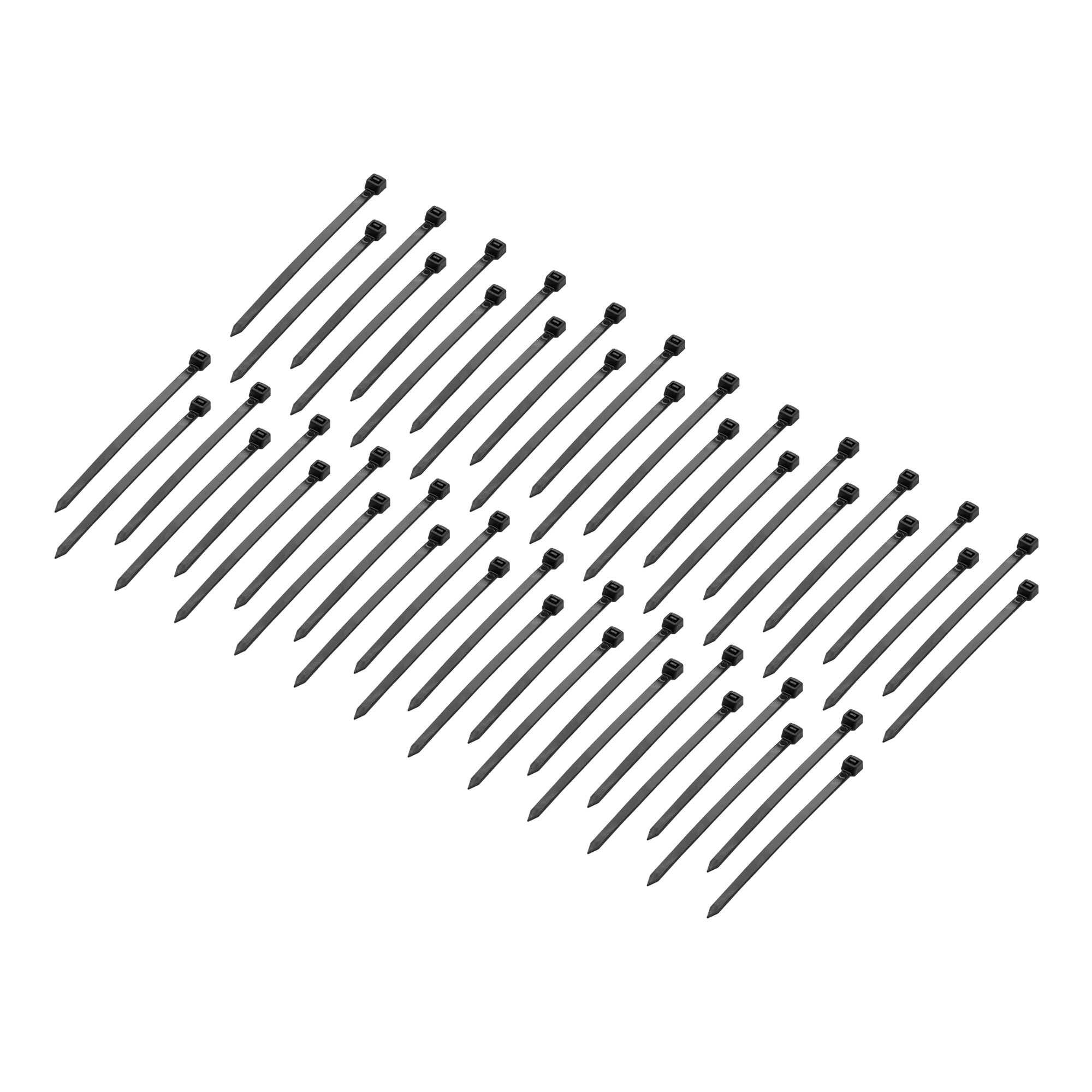 Vertex Cable Tie and Cable Tie Holder 48-Pack