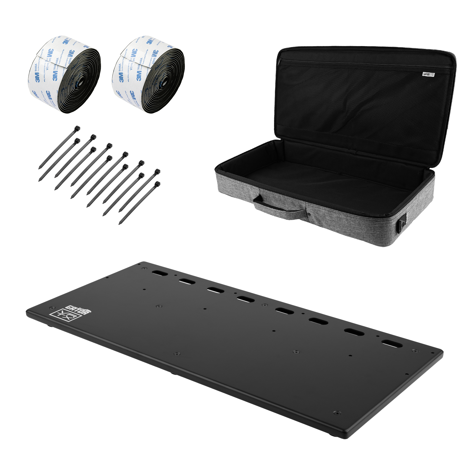Vertex Tour Compact 27" x 13" Pedalboard w/ Bag