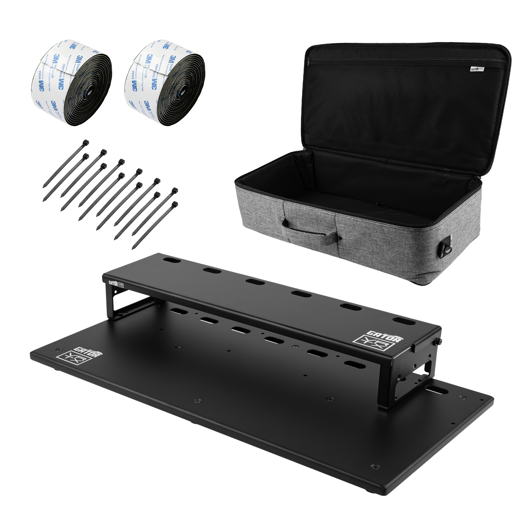 Vertex Tour Compact 27" x 13" Pedalboard & Riser