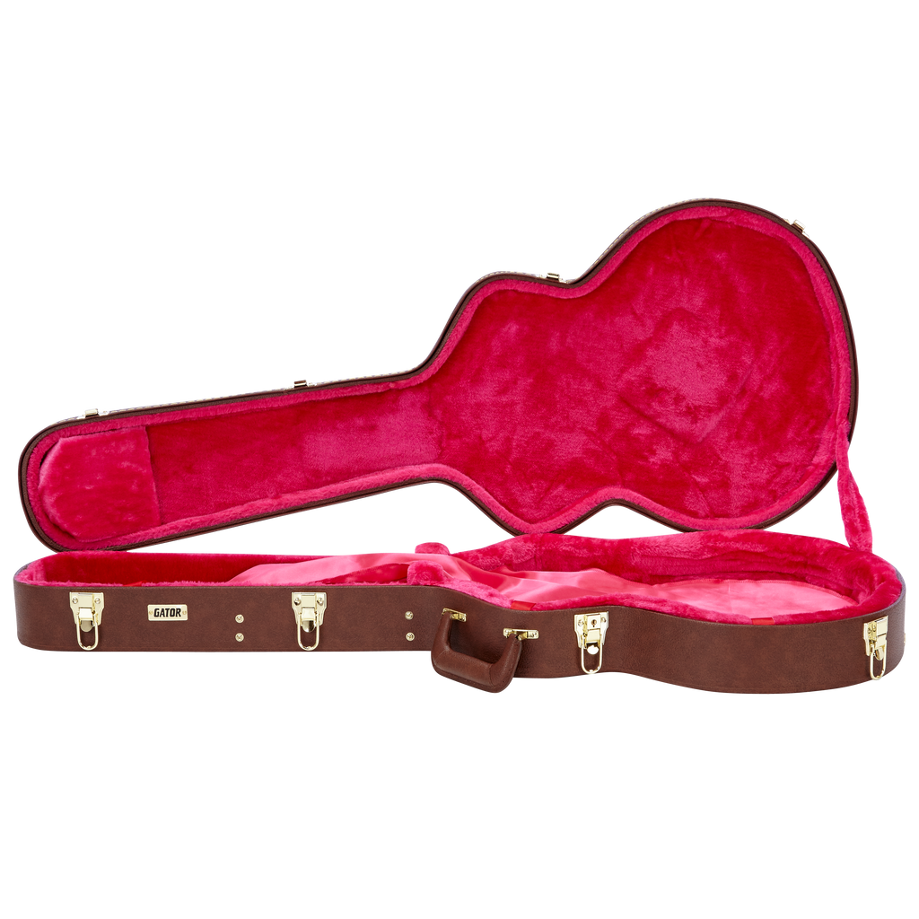 Semi-Hollow Guitar Deluxe Wood Case