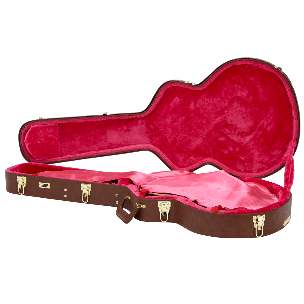 Semi-Hollow Guitar Deluxe Wood Case