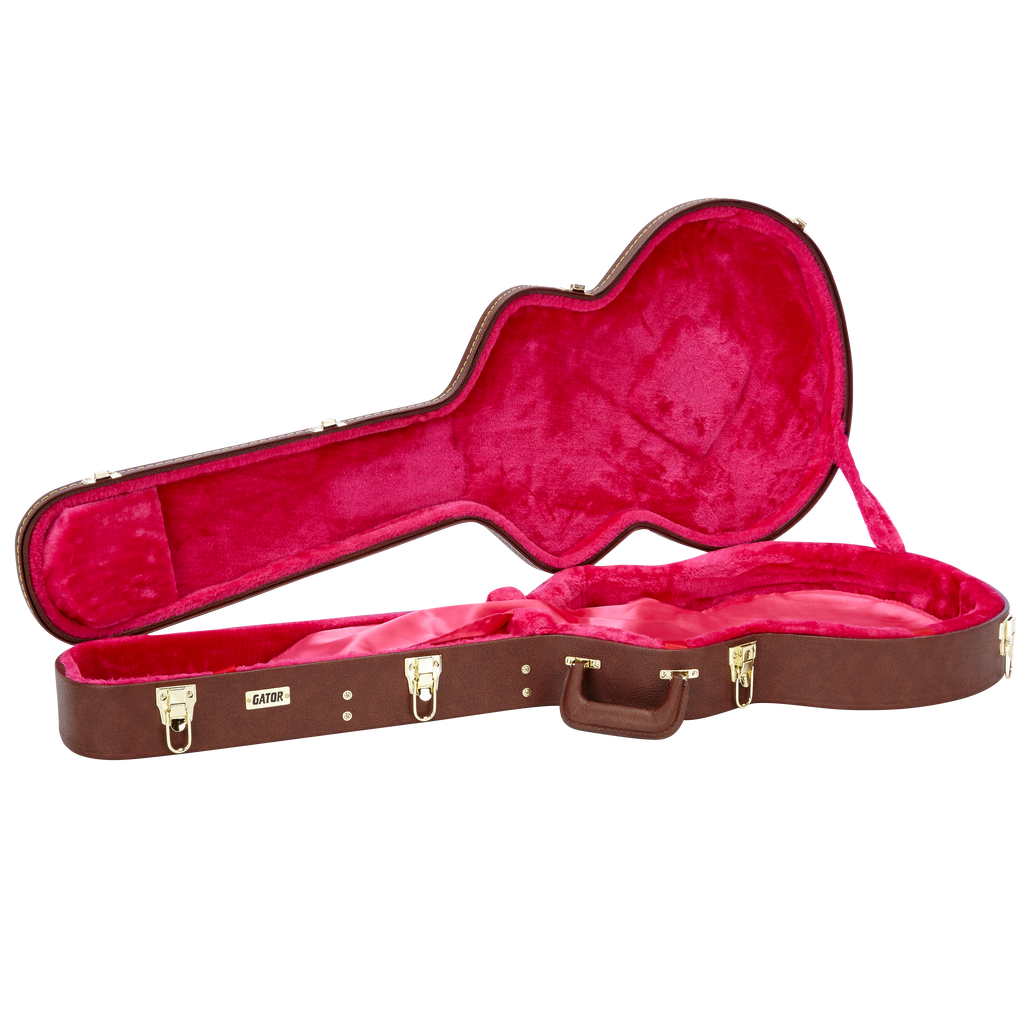 Semi-Hollow Guitar Deluxe Wood Case