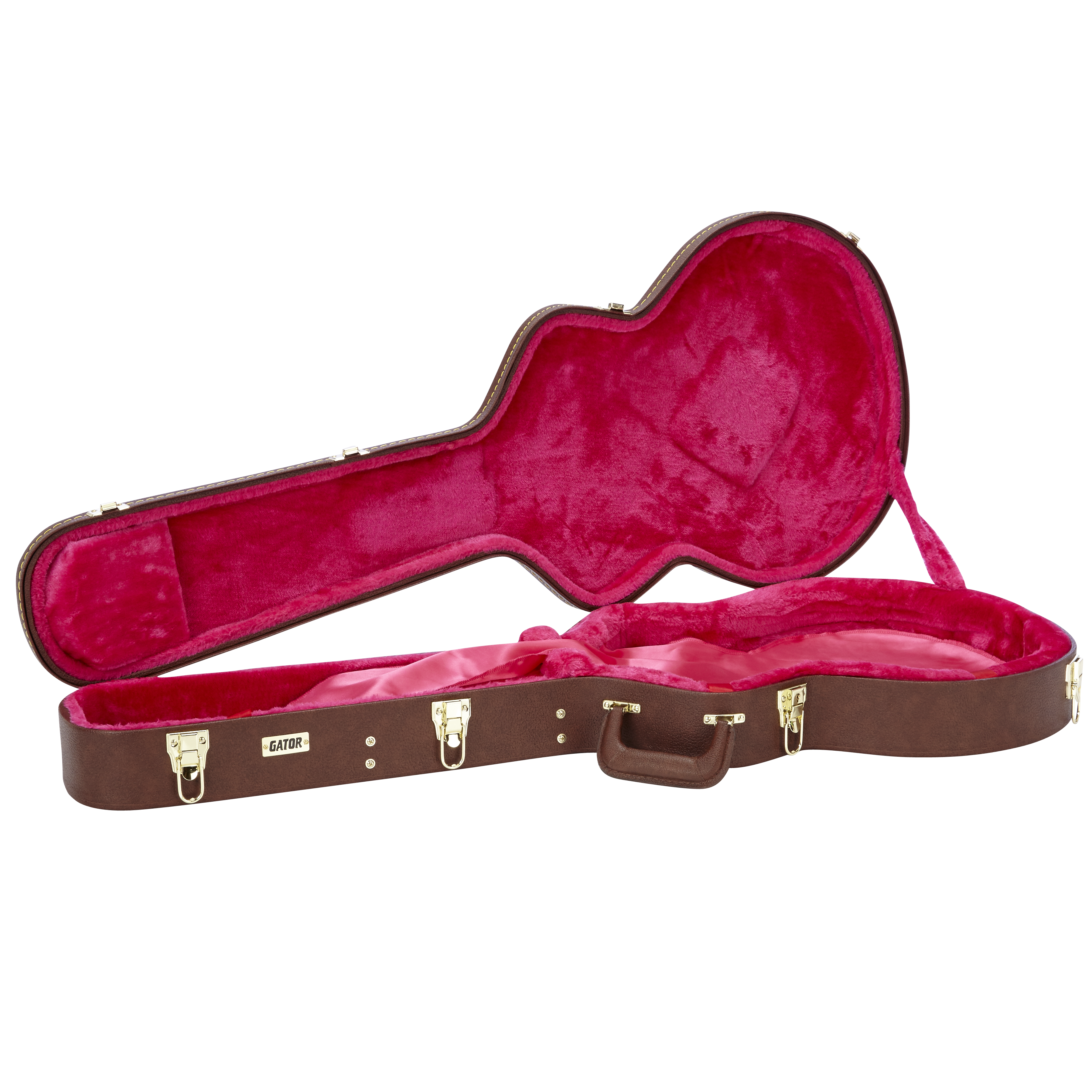 Semi-Hollow Guitar Deluxe Wood Case
