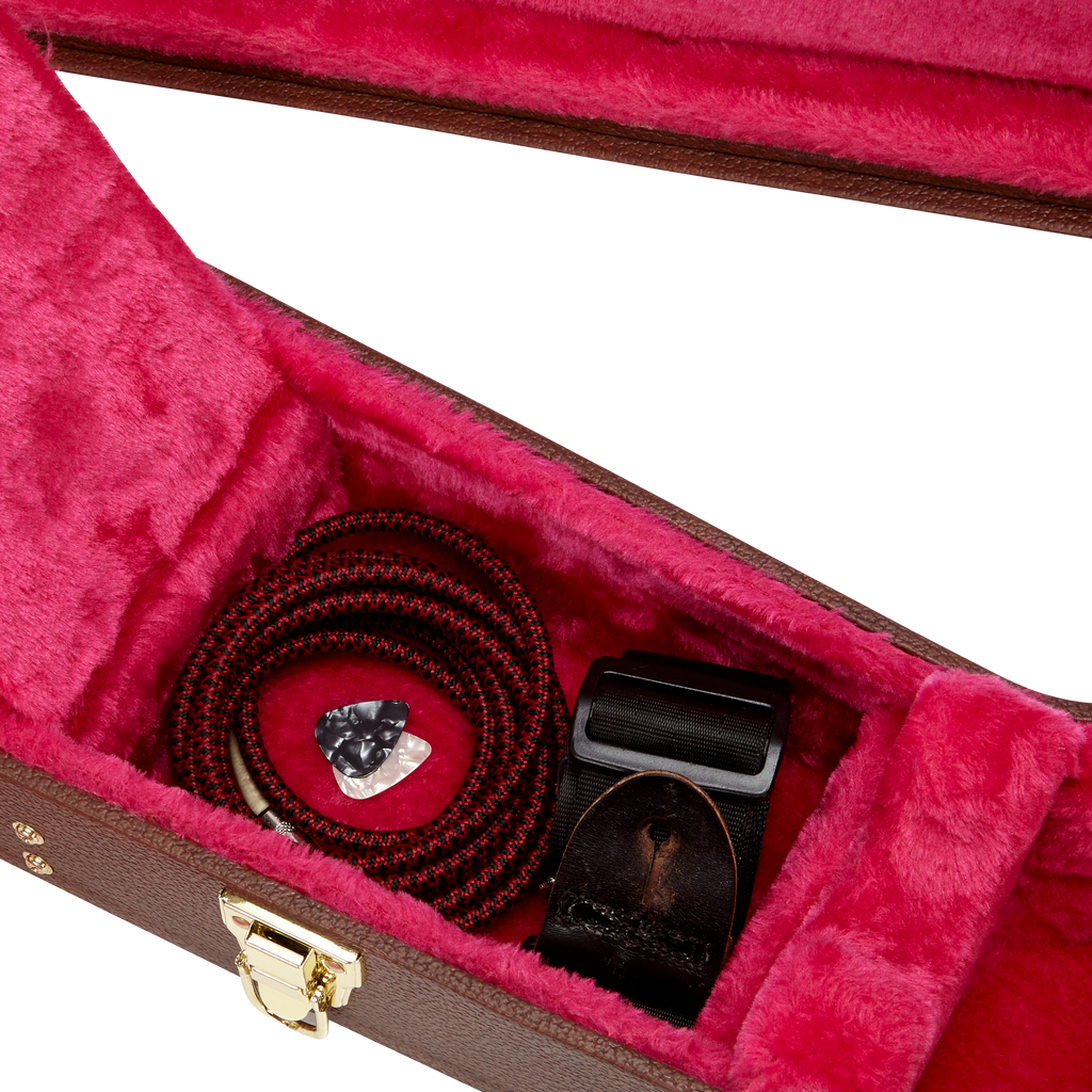 Semi-Hollow Guitar Deluxe Wood Case