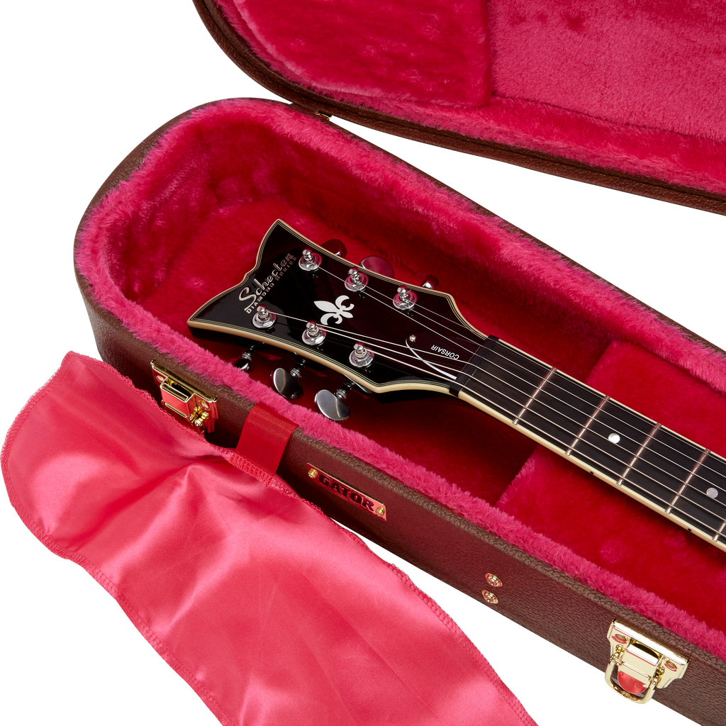 Semi-Hollow Guitar Deluxe Wood Case