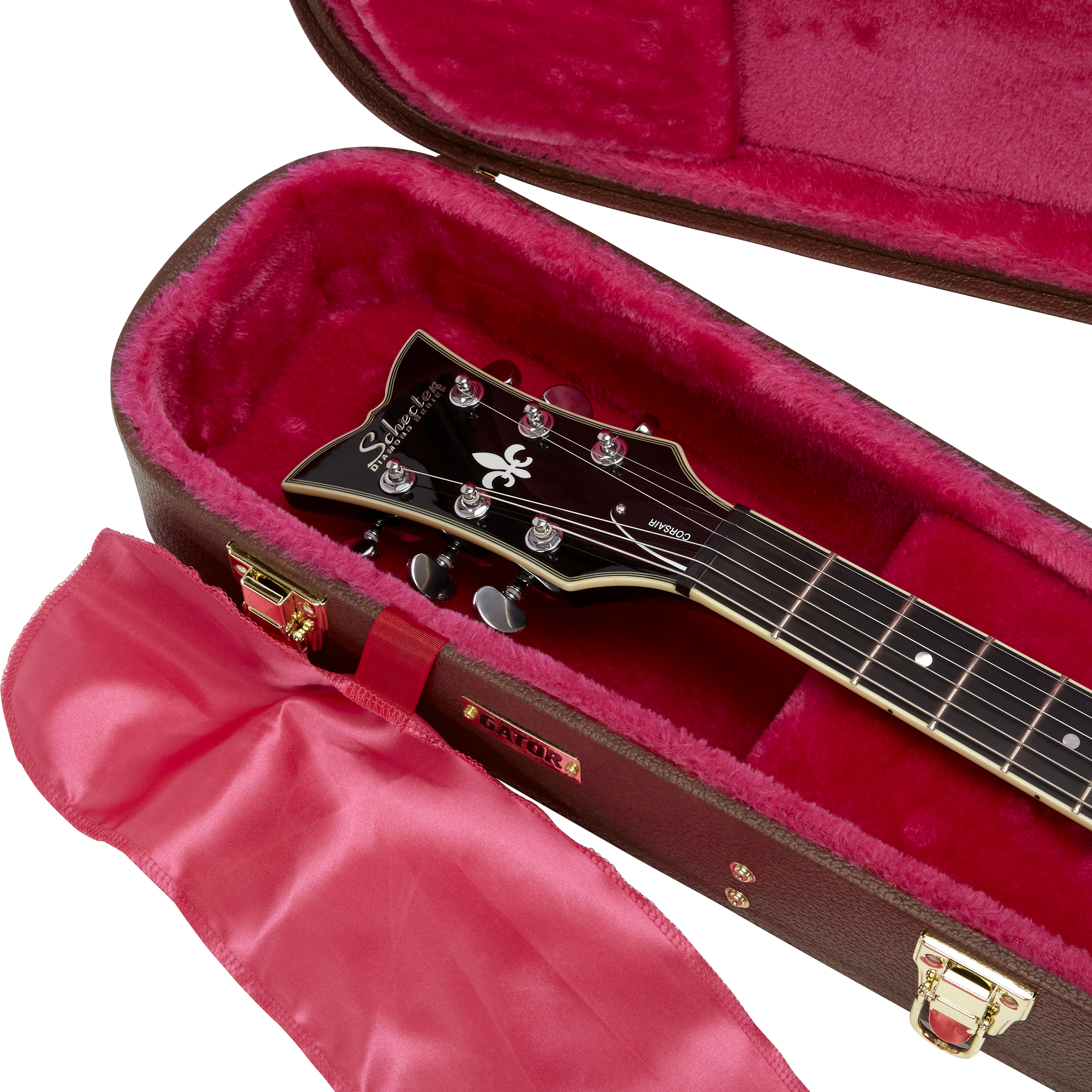 Semi-Hollow Guitar Deluxe Wood Case