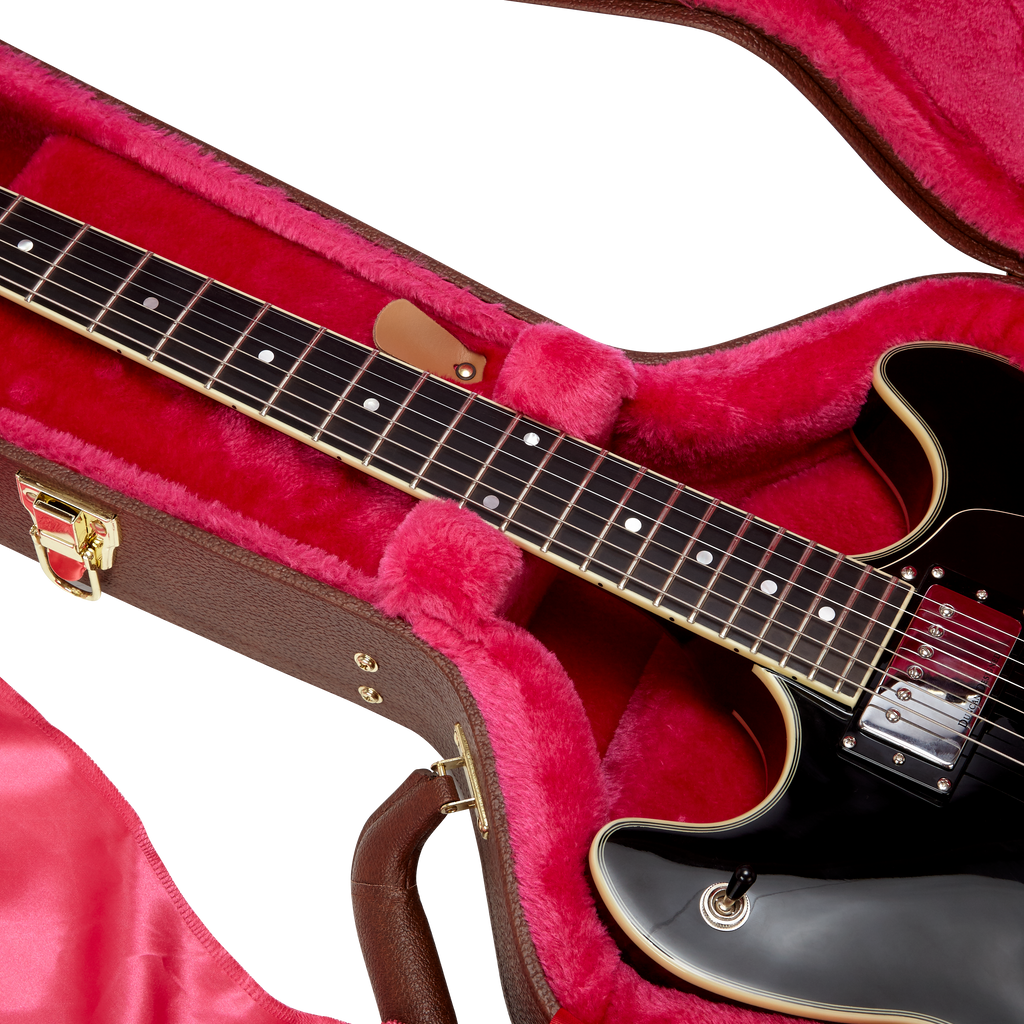 Semi-Hollow Guitar Deluxe Wood Case
