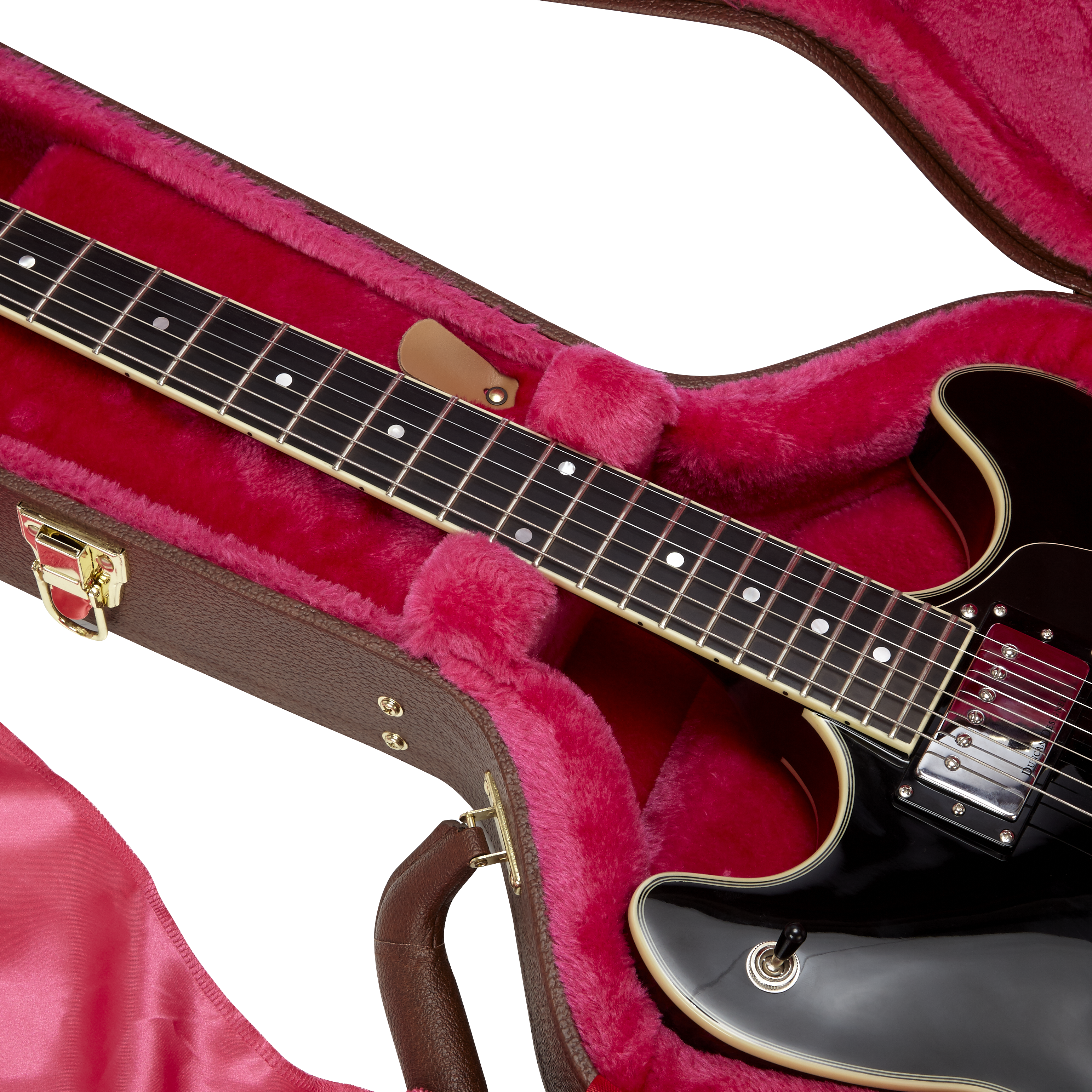 Semi-Hollow Guitar Deluxe Wood Case