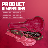 Semi-Hollow Guitar Deluxe Wood Case