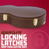 Semi-Hollow Guitar Deluxe Wood Case