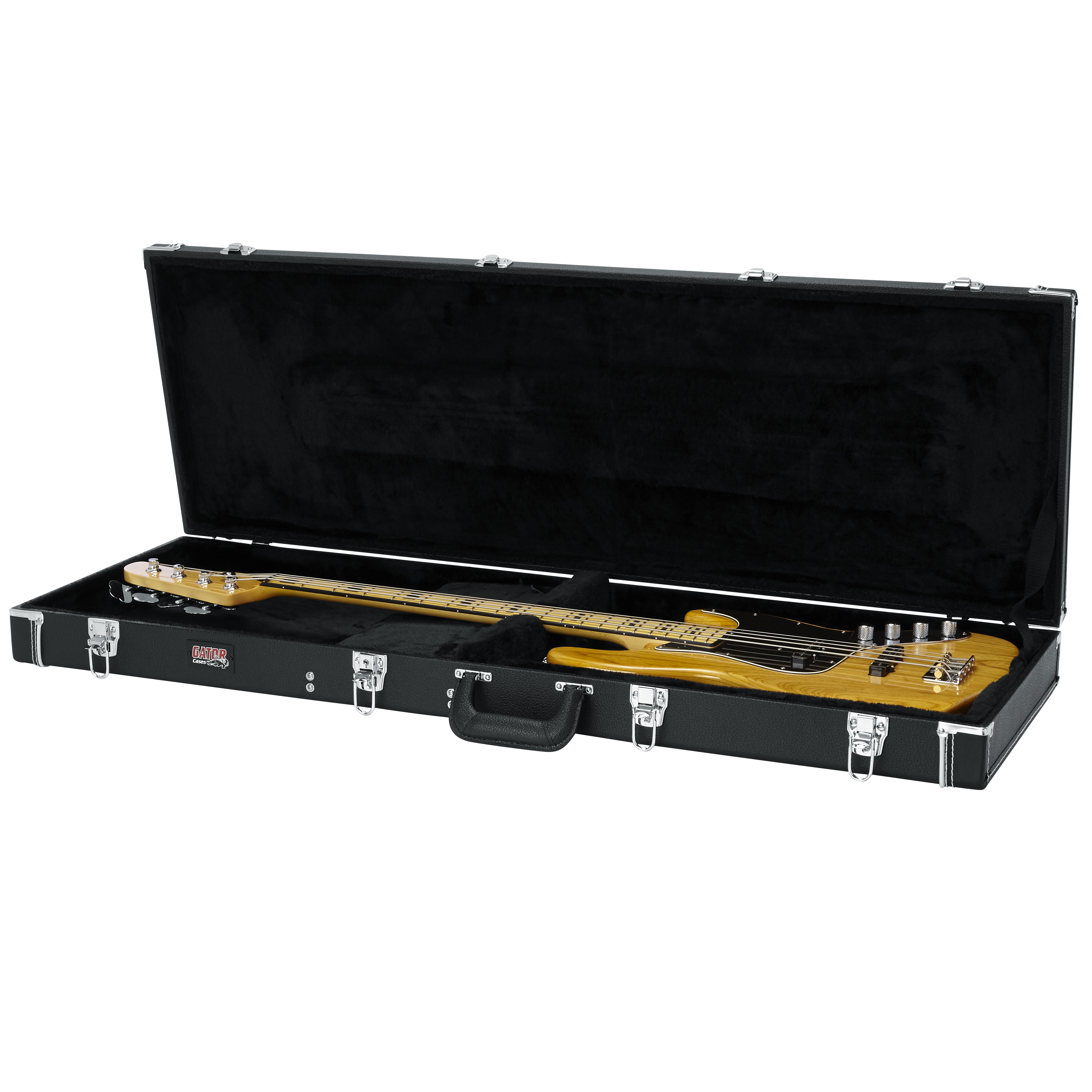 Bass Guitar Deluxe Wood Case