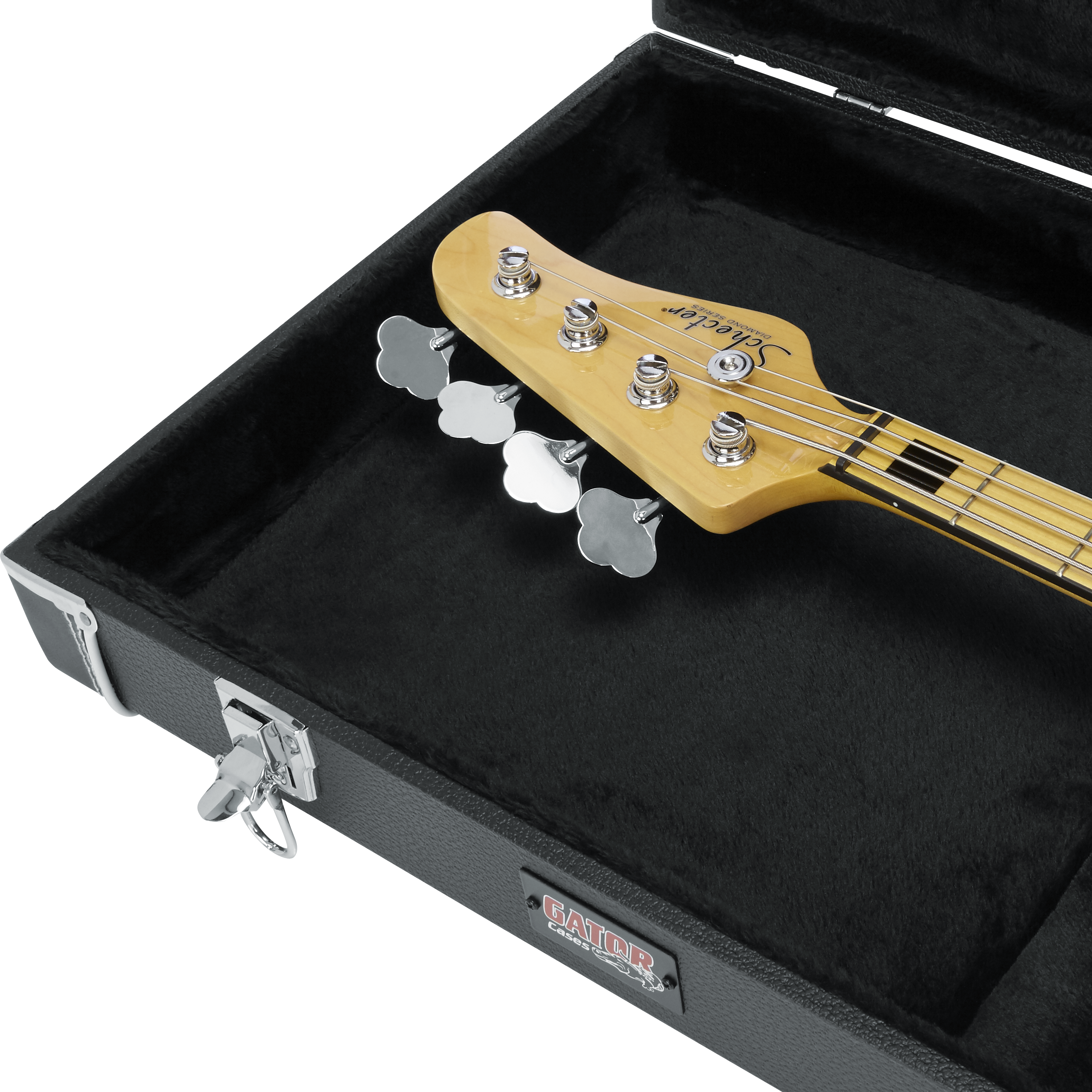 Bass Guitar Deluxe Wood Case