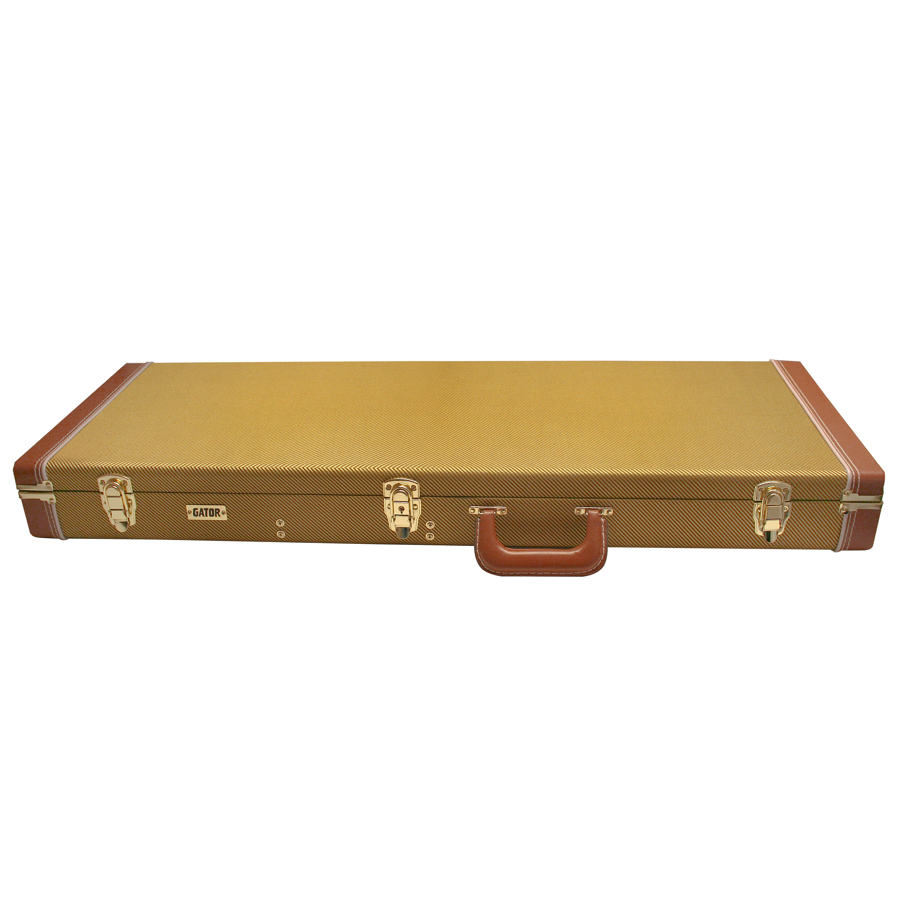 Electric Guitar Deluxe Wood Case, Tweed