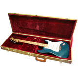 Electric Guitar Deluxe Wood Case, Tweed