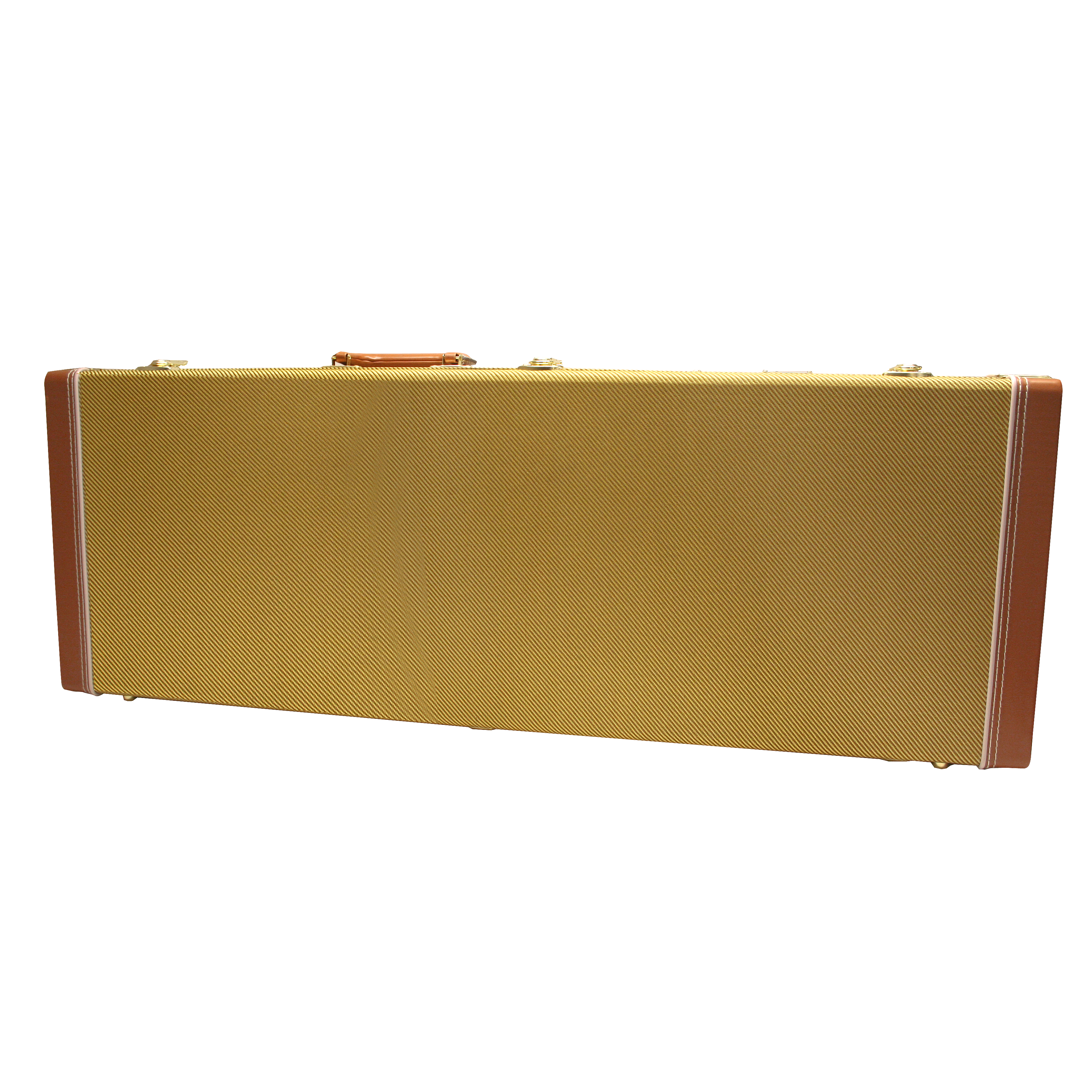 Electric Guitar Deluxe Wood Case, Tweed