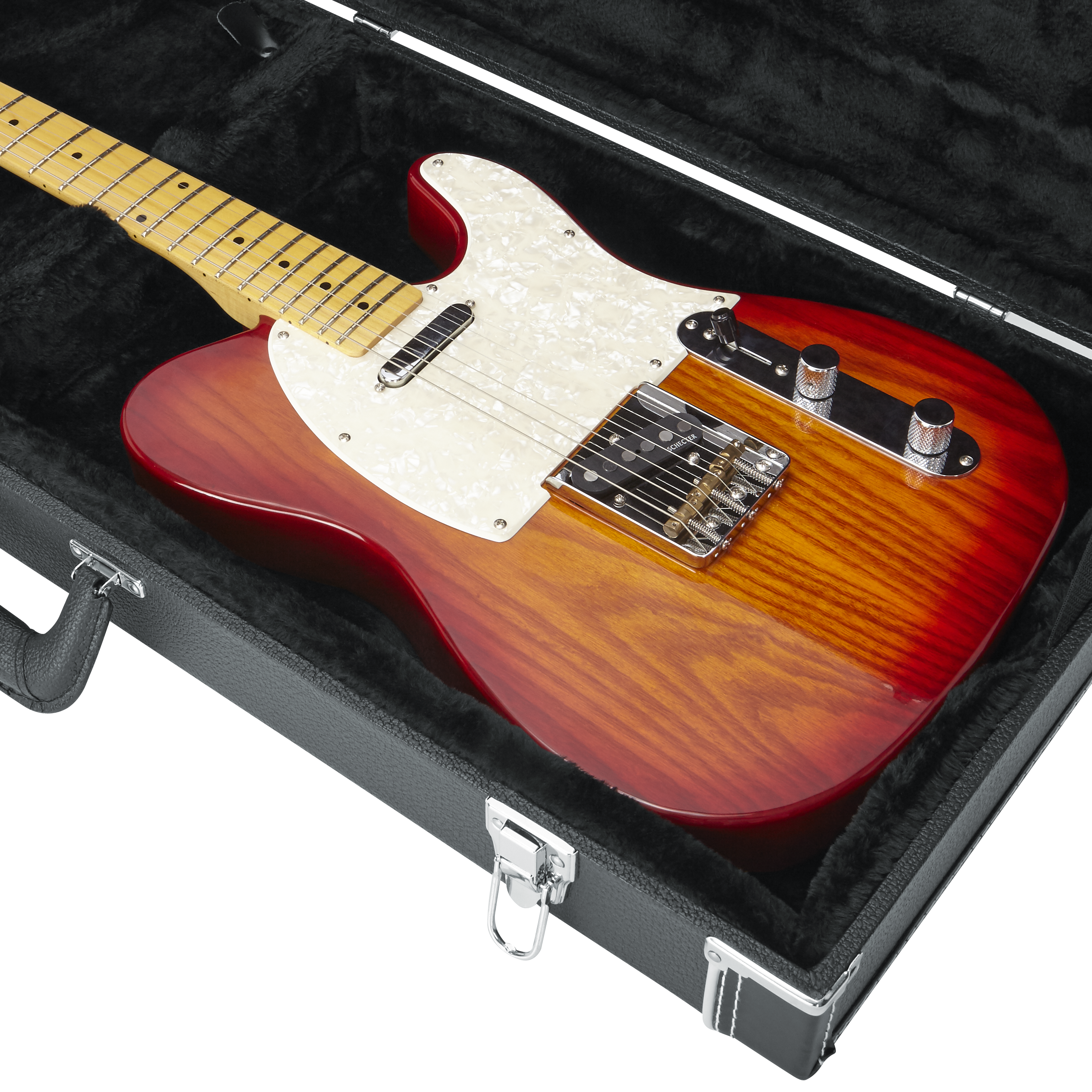 Electric Guitar Deluxe Wood Case