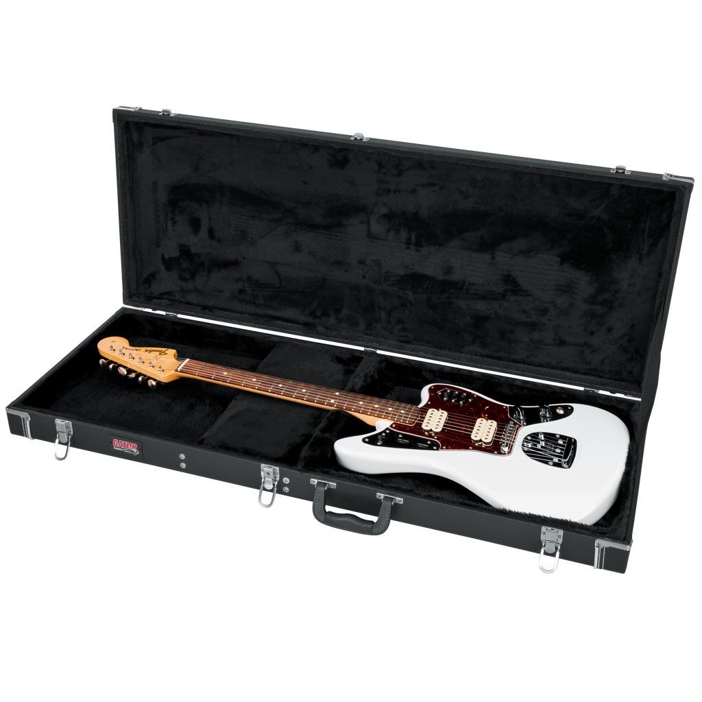 Jaguar Style Guitar Deluxe Wood Case