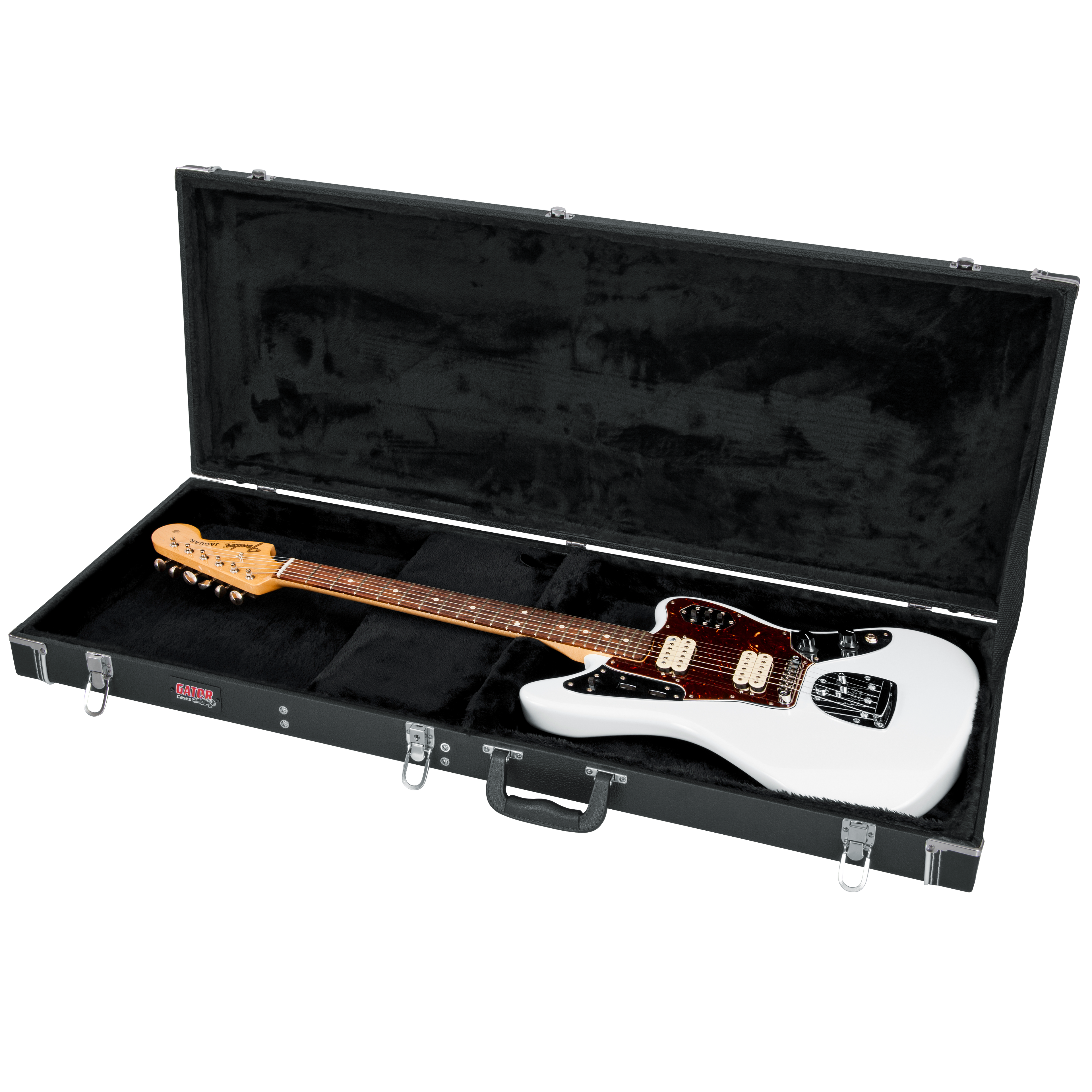 Jaguar Style Guitar Deluxe Wood Case