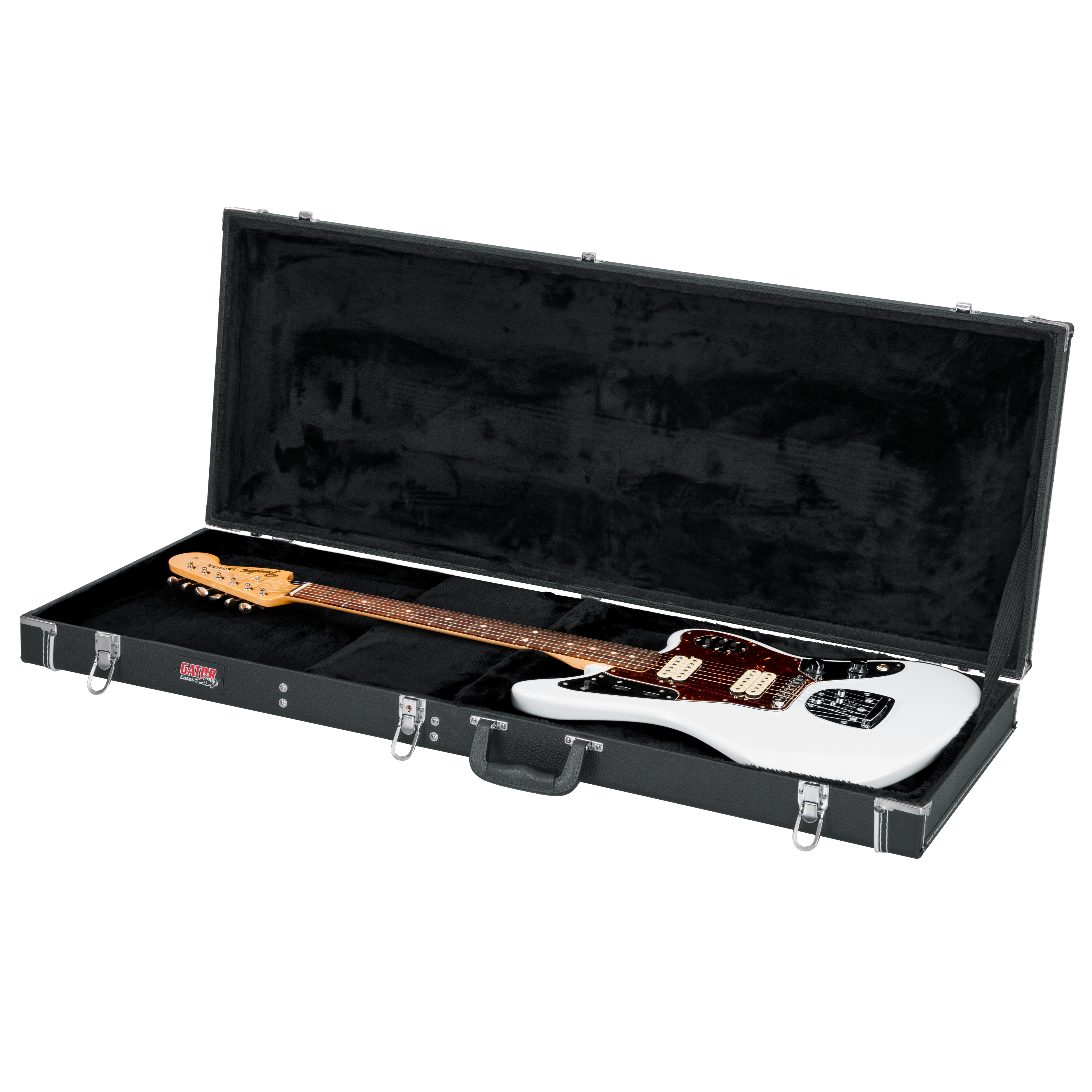 Jaguar Style Guitar Deluxe Wood Case