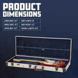 Journeyman Electric Guitar Deluxe Wood Case