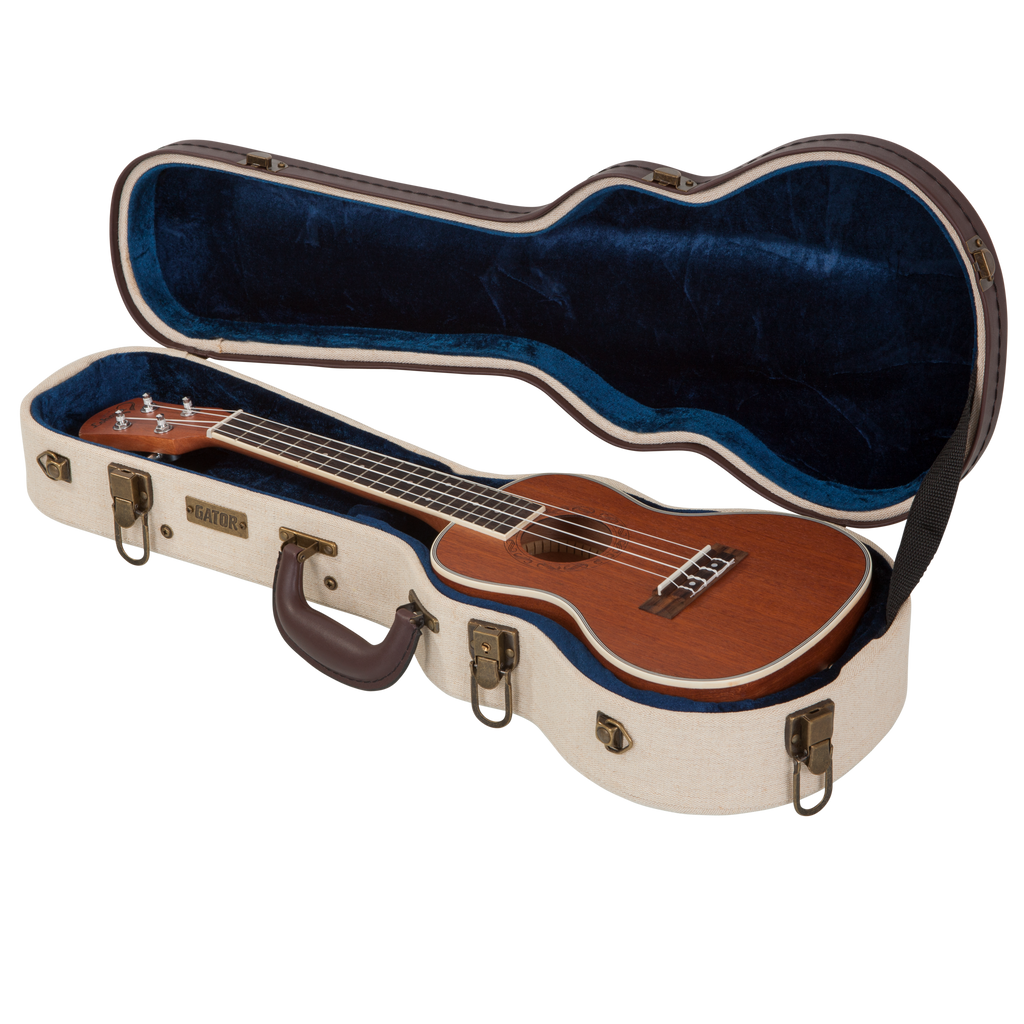 Journeyman Concert Style Ukulele Deluxe Wood Case