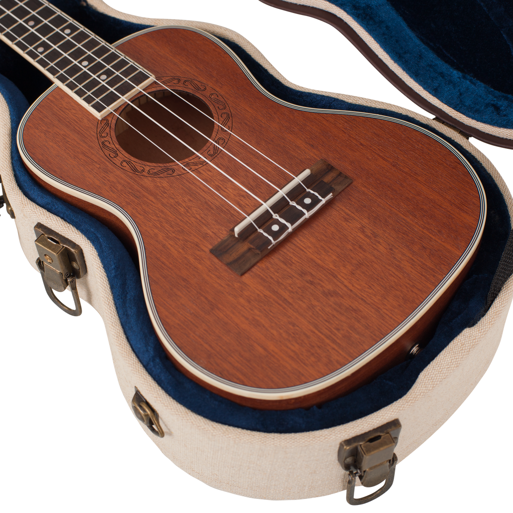 Journeyman Concert Style Ukulele Deluxe Wood Case