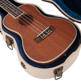 Journeyman Concert Style Ukulele Deluxe Wood Case