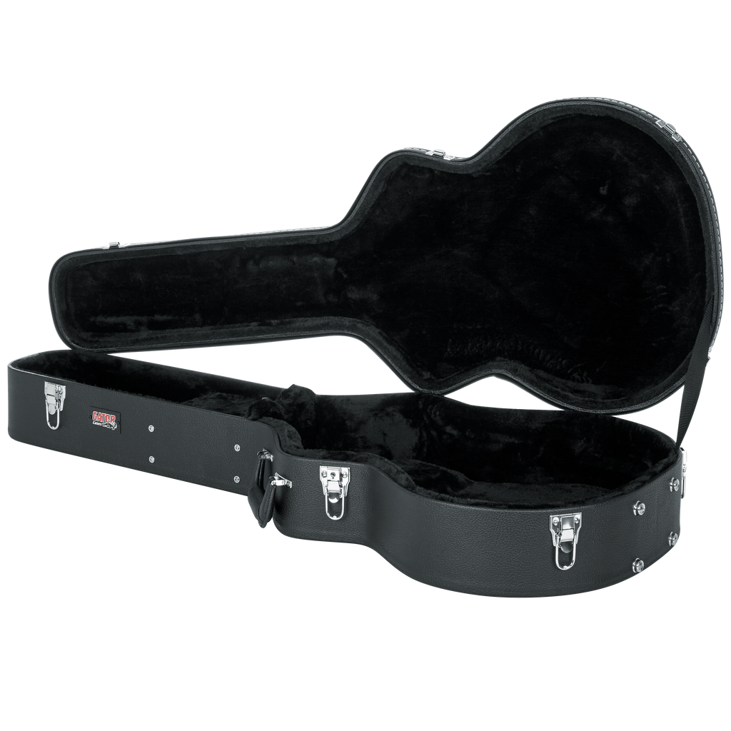 Jumbo Acoustic Guitar Deluxe Wood Case