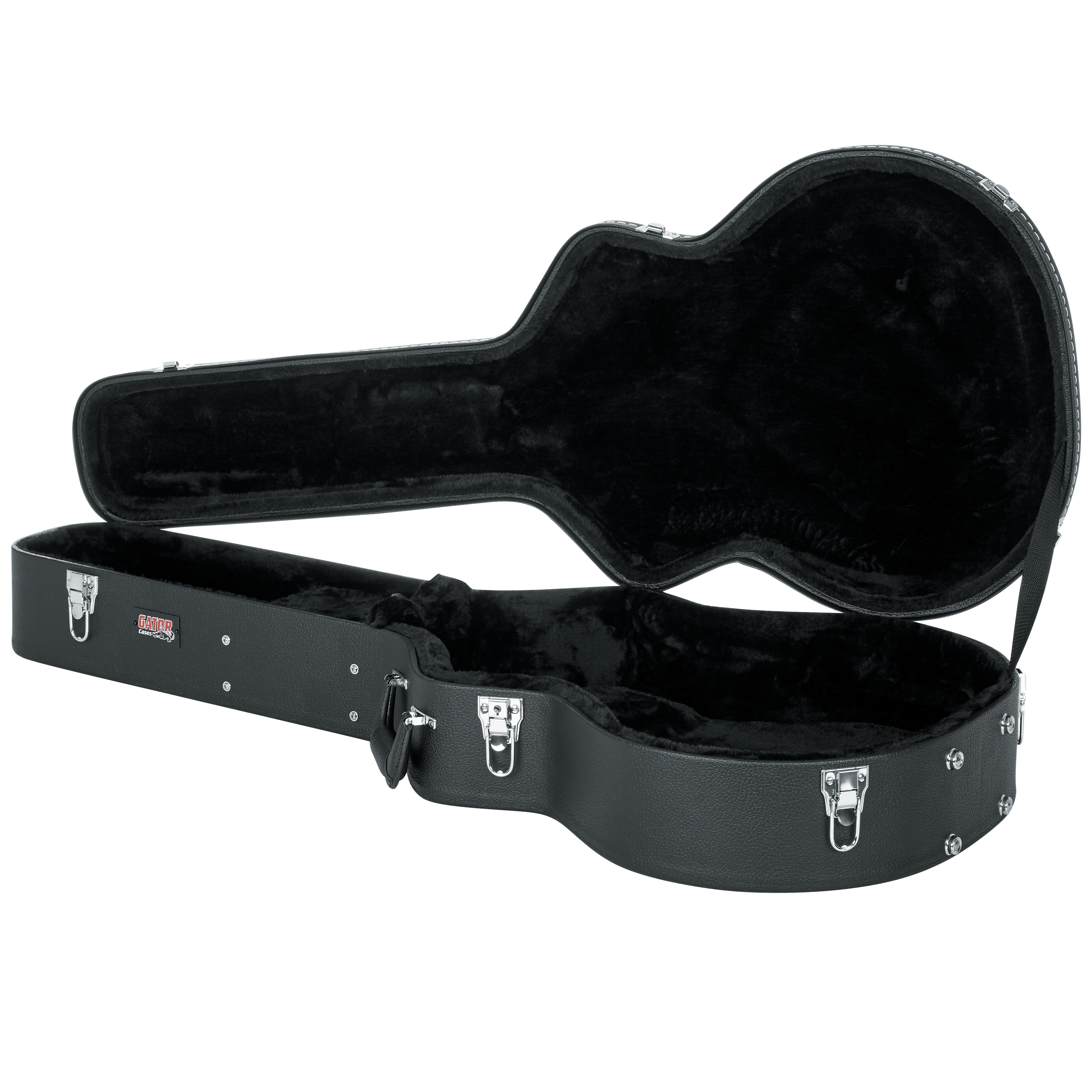 Jumbo Acoustic Guitar Deluxe Wood Case