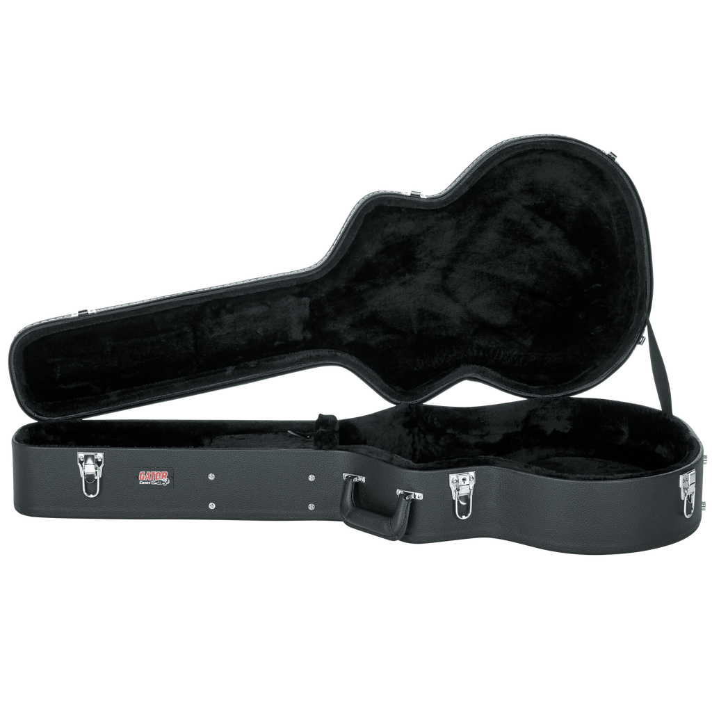 Jumbo Acoustic Guitar Deluxe Wood Case