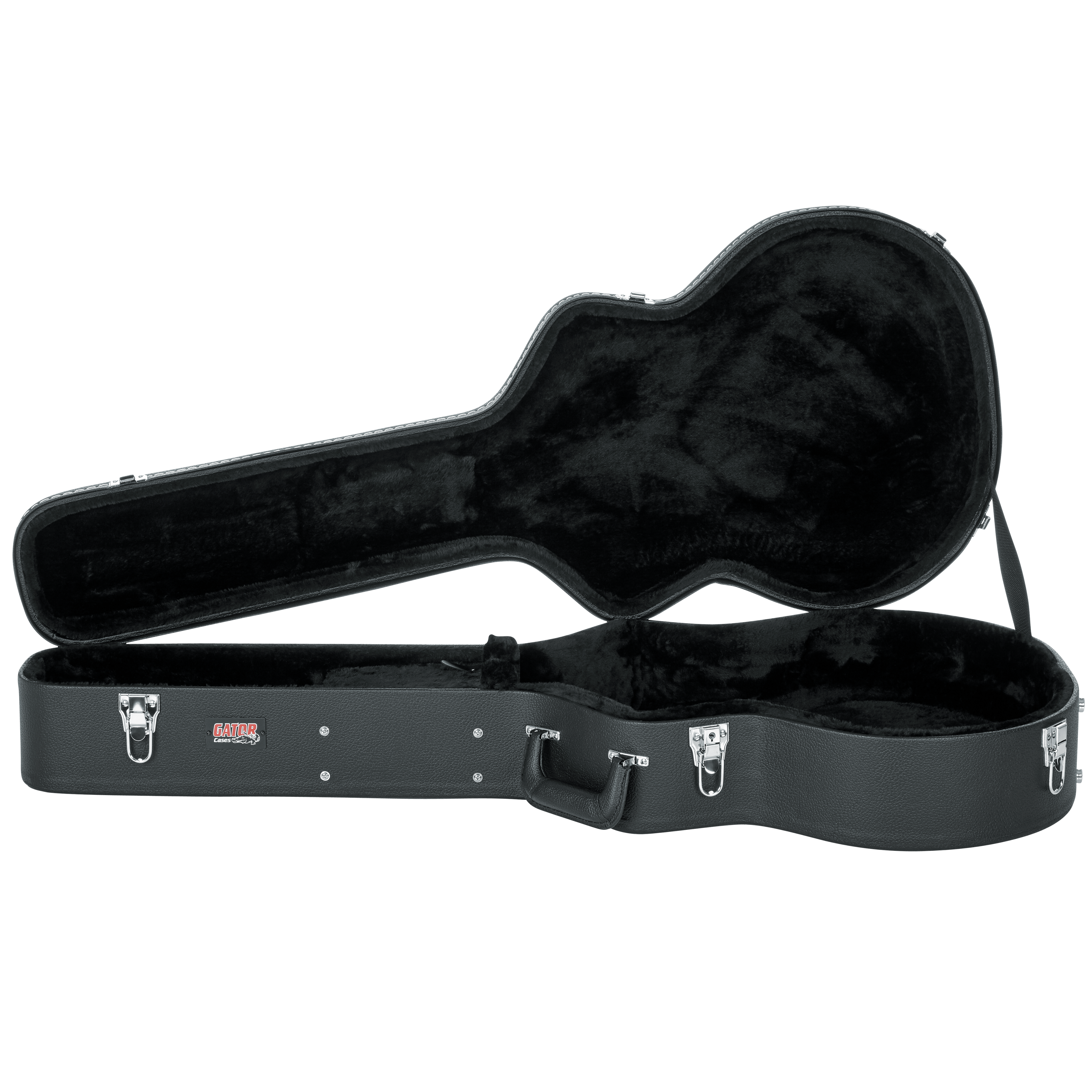 Jumbo Acoustic Guitar Deluxe Wood Case