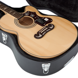 Jumbo Acoustic Guitar Deluxe Wood Case