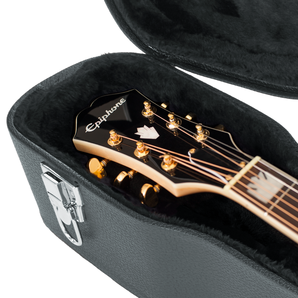 Jumbo Acoustic Guitar Deluxe Wood Case