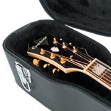 Jumbo Acoustic Guitar Deluxe Wood Case