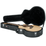 Jumbo Acoustic Guitar Deluxe Wood Case