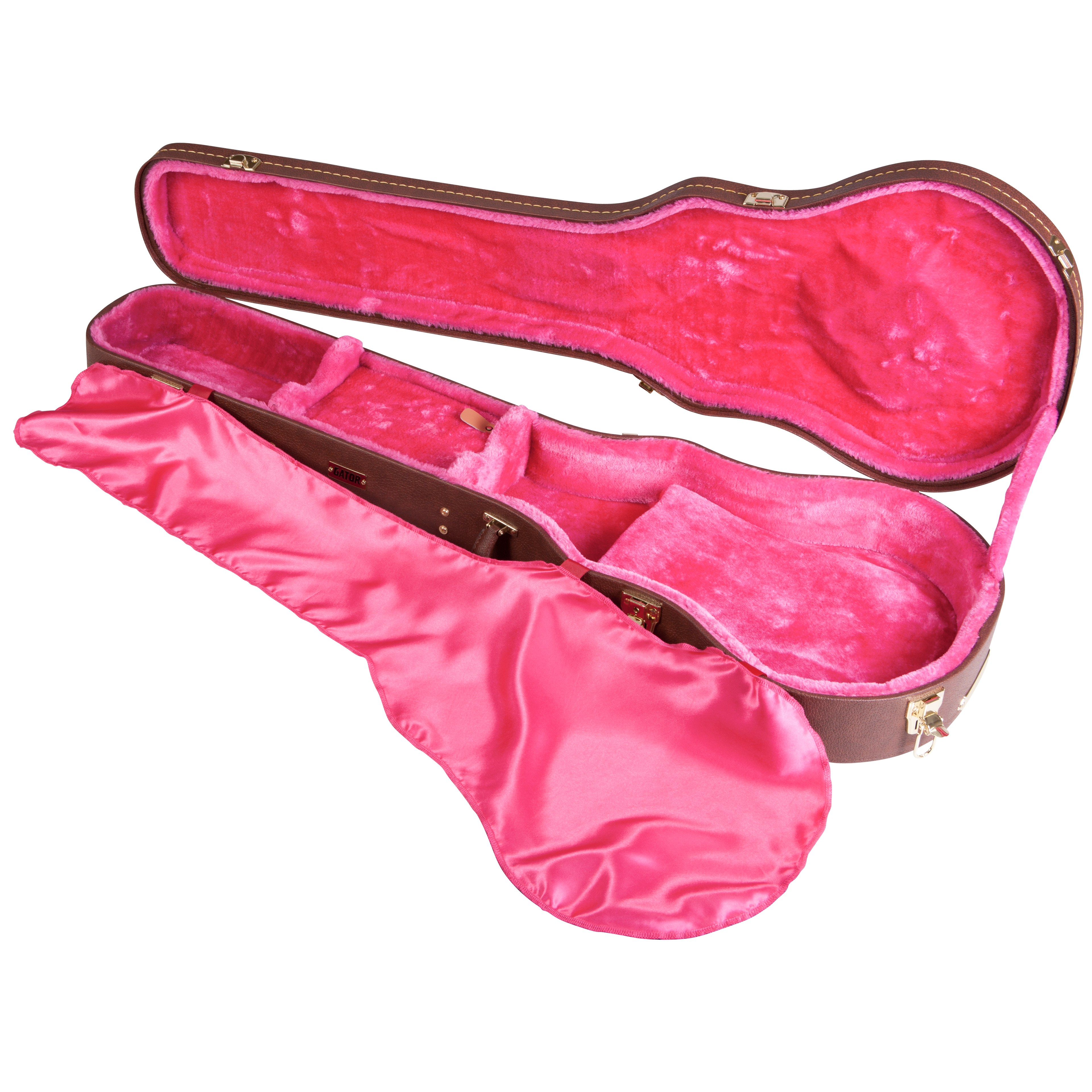 Gibson Les Paul® Guitar Deluxe Wood Case, Brown