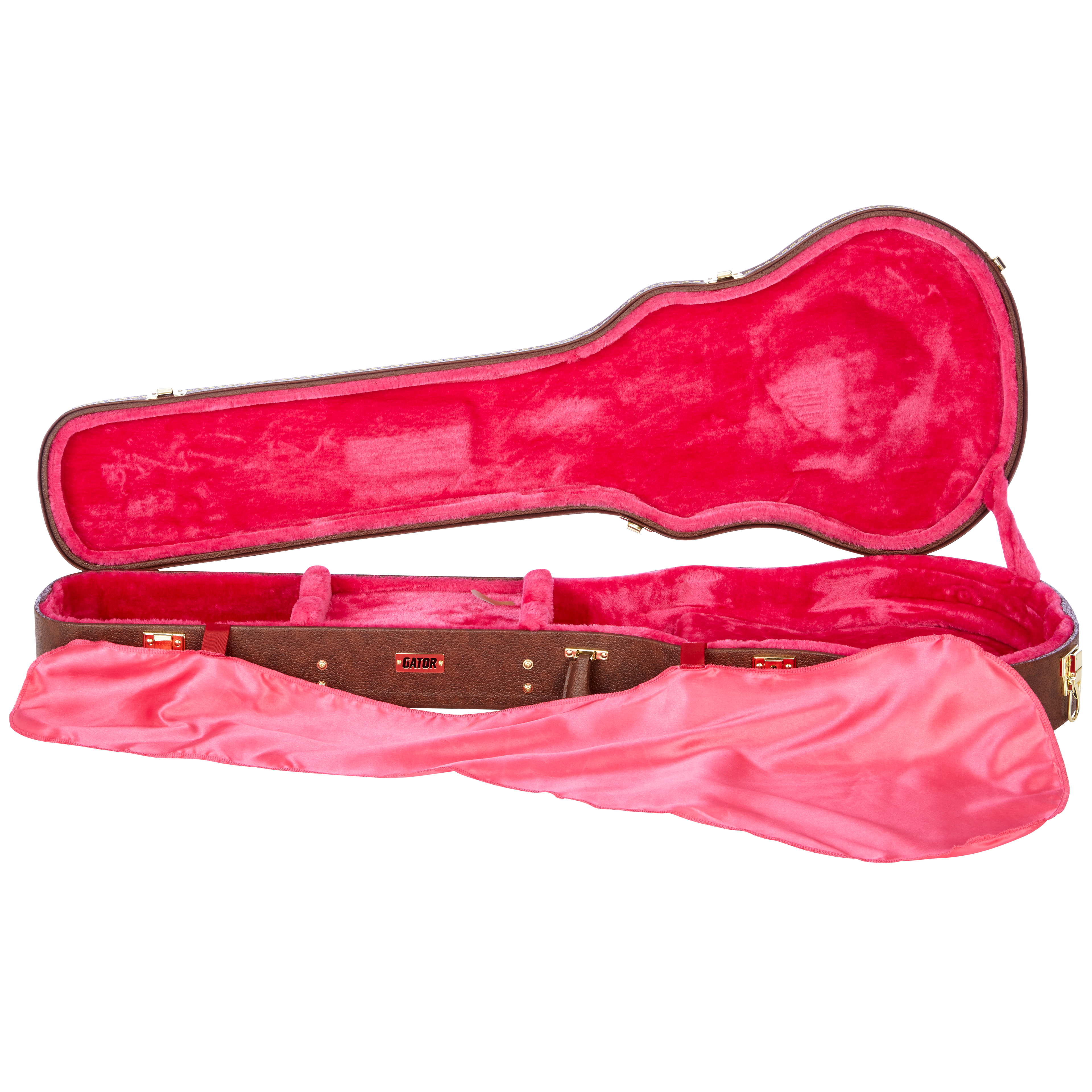 Gibson Les Paul® Guitar Deluxe Wood Case, Brown