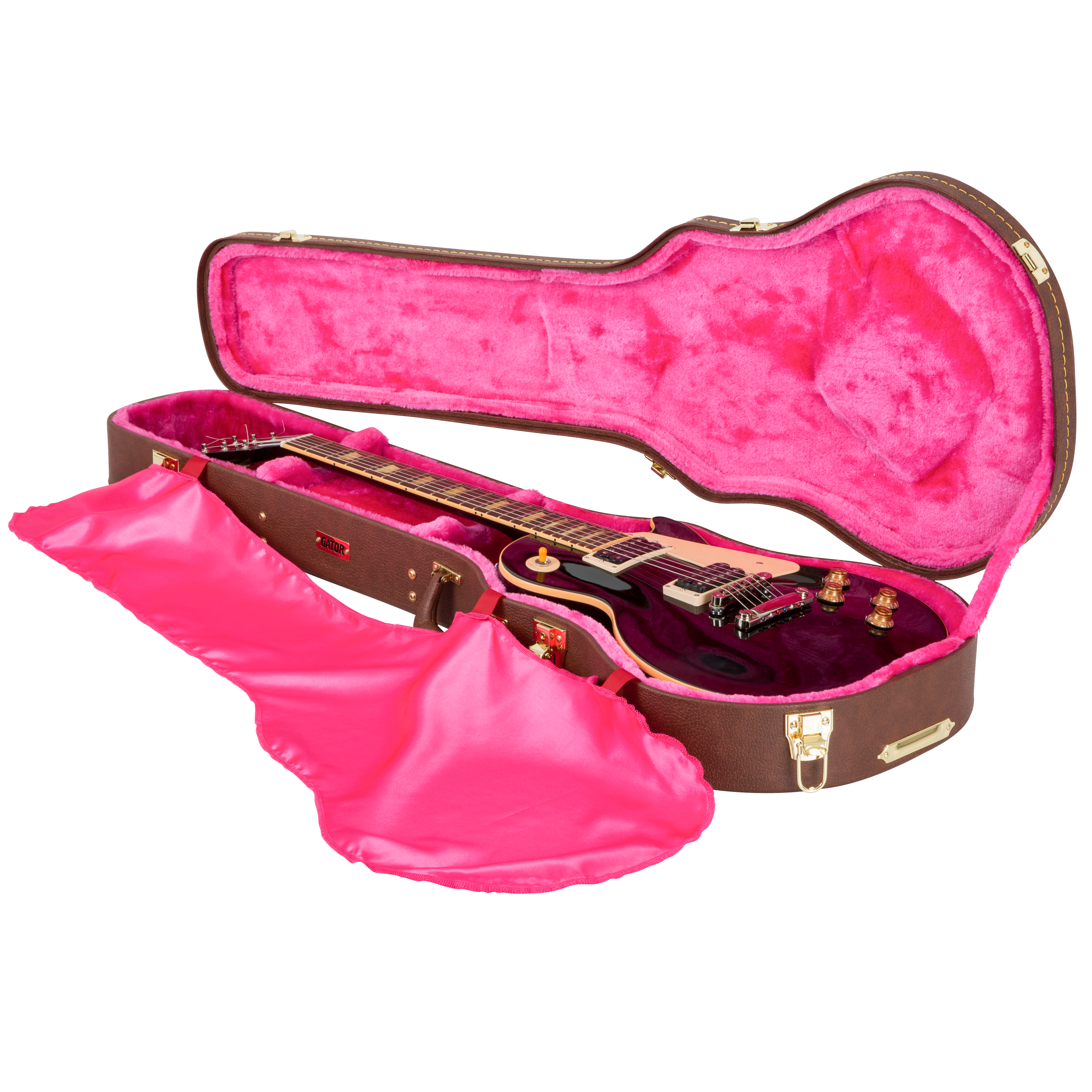 Gibson Les Paul® Guitar Deluxe Wood Case, Brown