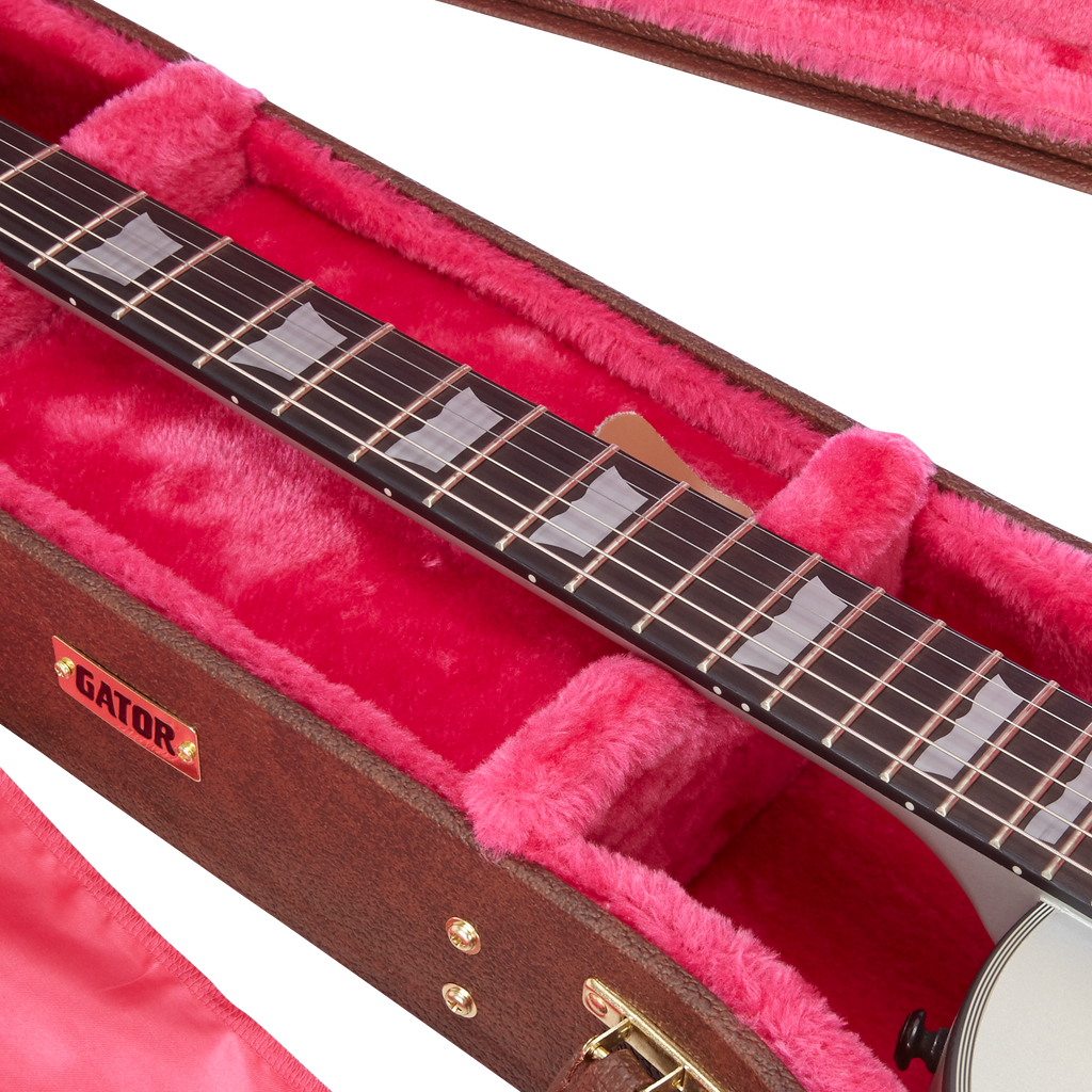Gibson Les Paul® Guitar Deluxe Wood Case, Brown