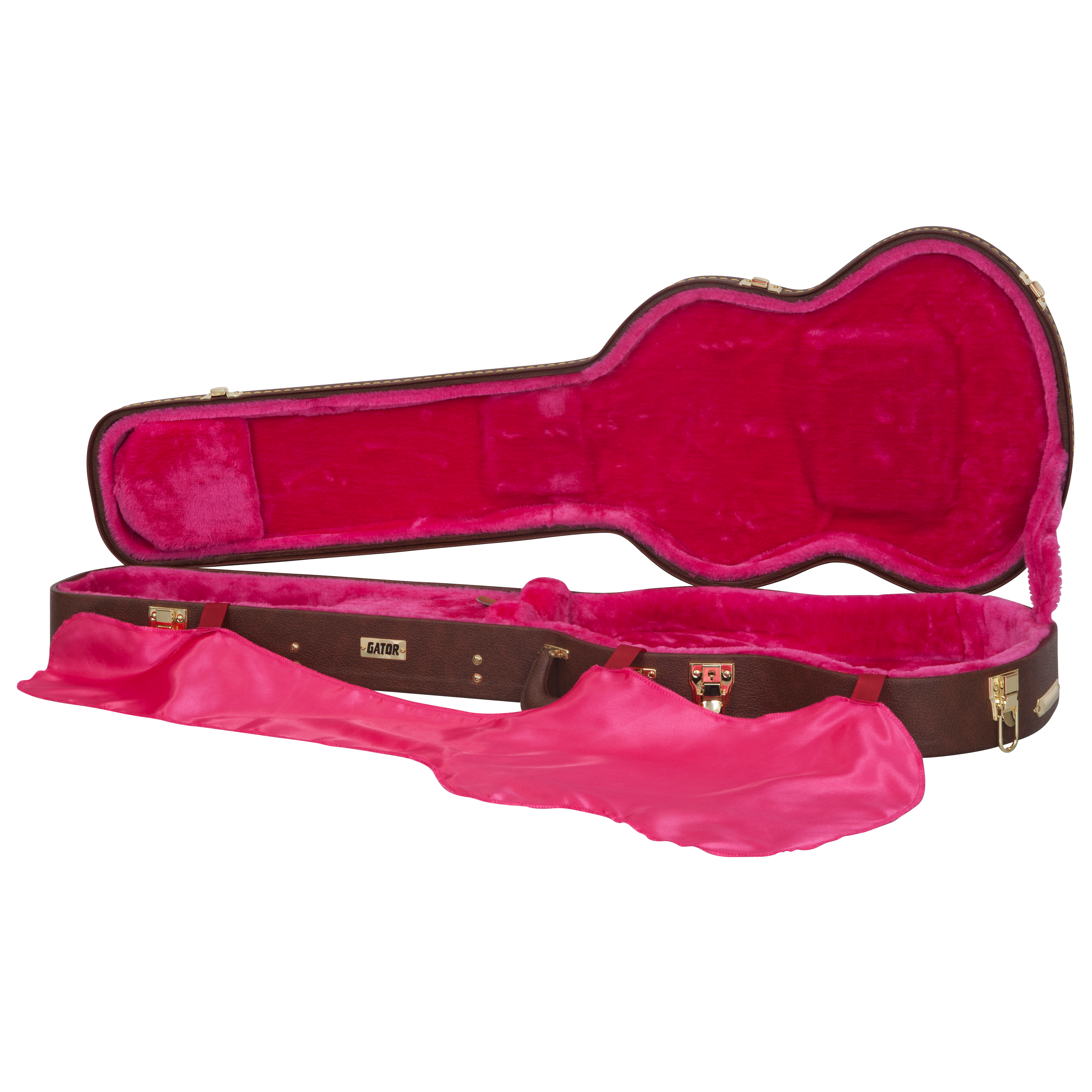 Gibson SG® Guitar Deluxe Wood Case, Brown