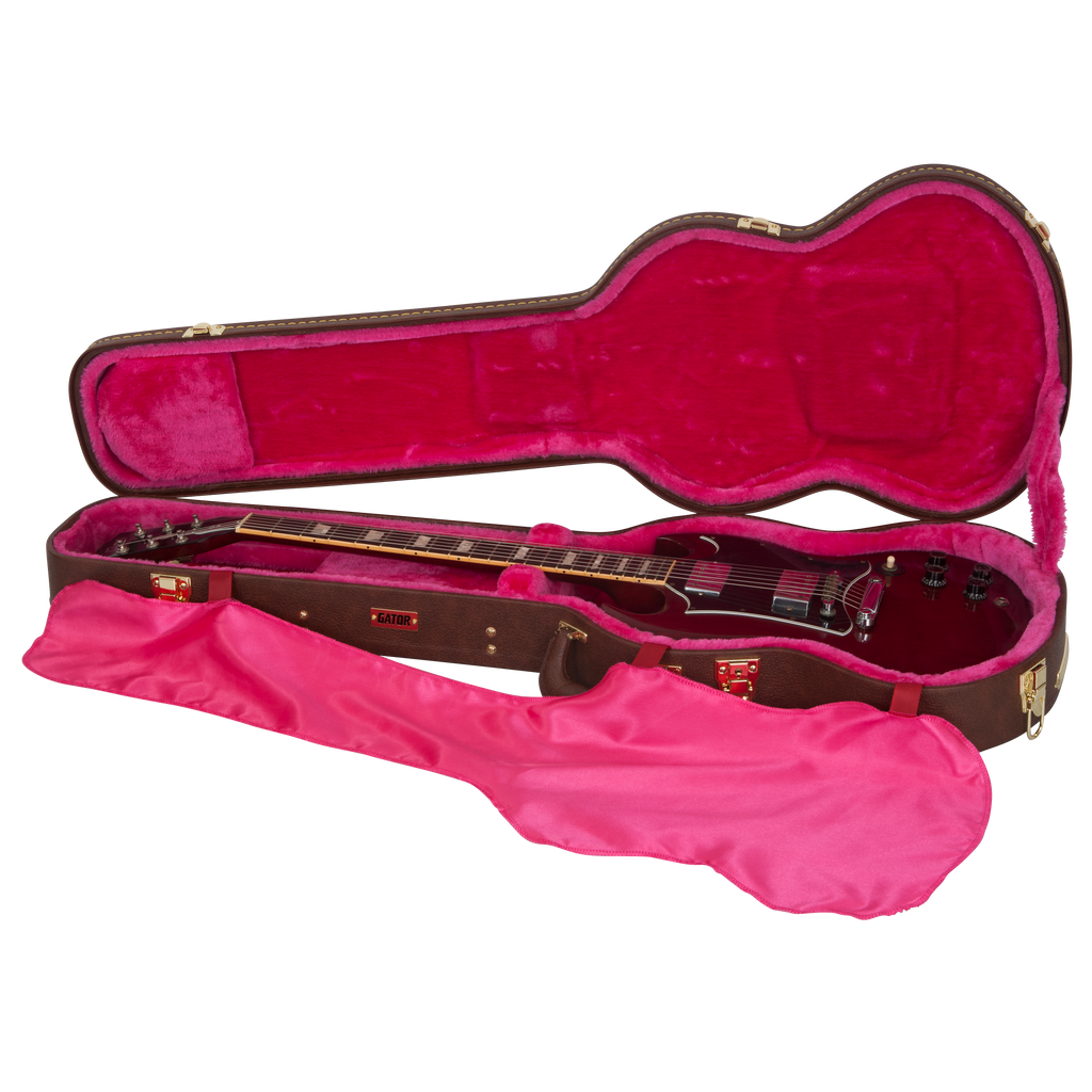 Gibson SG® Guitar Deluxe Wood Case, Brown