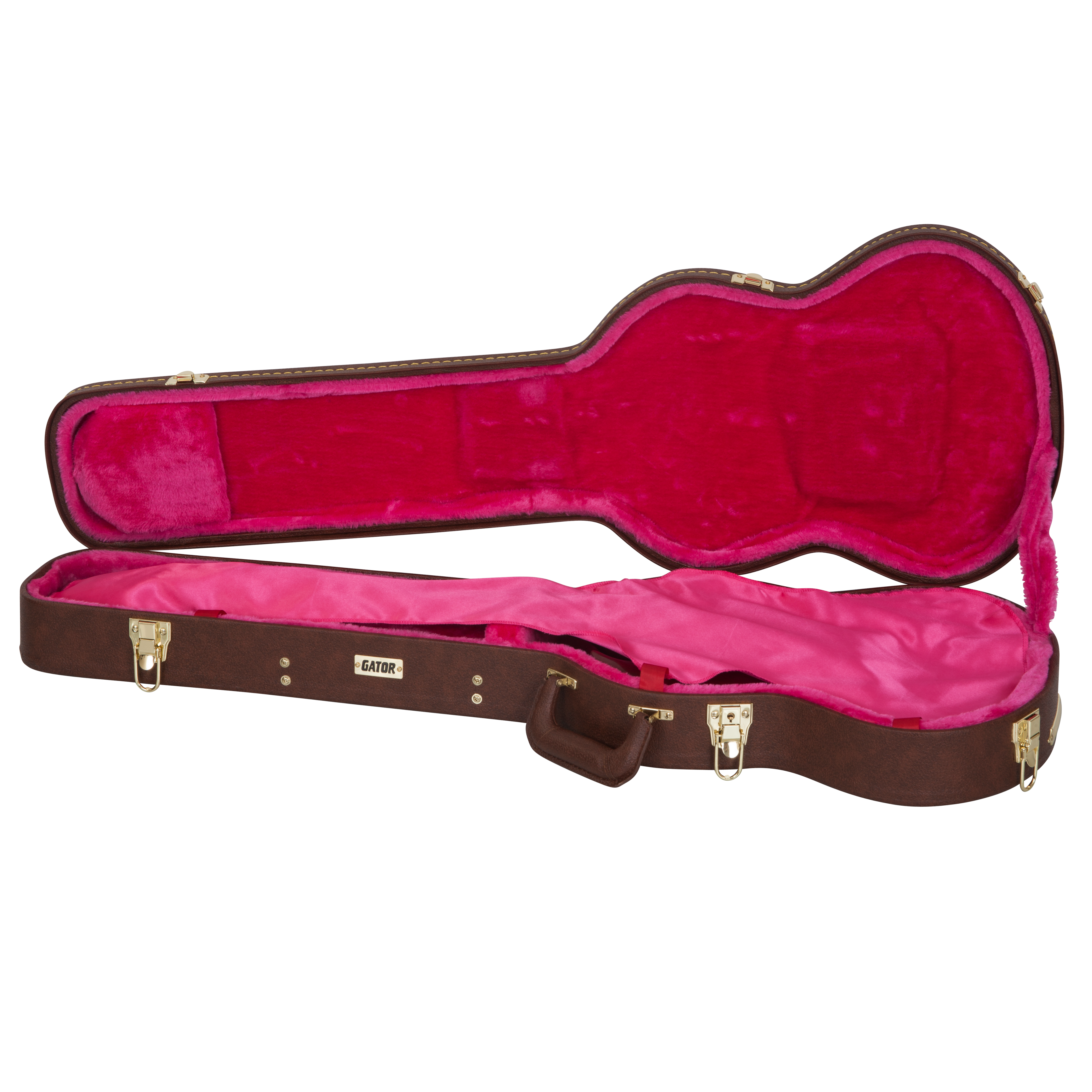 Gibson SG® Guitar Deluxe Wood Case, Brown